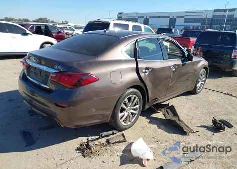 2015 Infiniti Q70 3.7 из США, поврежденный, VIN JN1BY1AP2FM540313